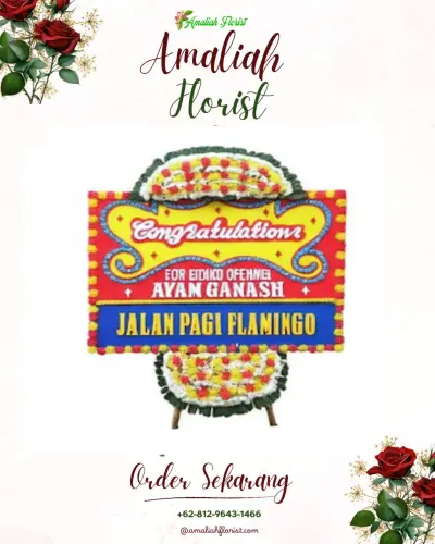 Bunga Papan Congratulation di Jambearjo